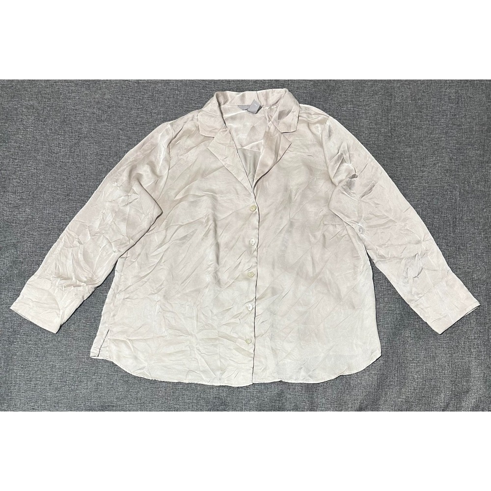 H&M Women's XL‎ Button Up Top